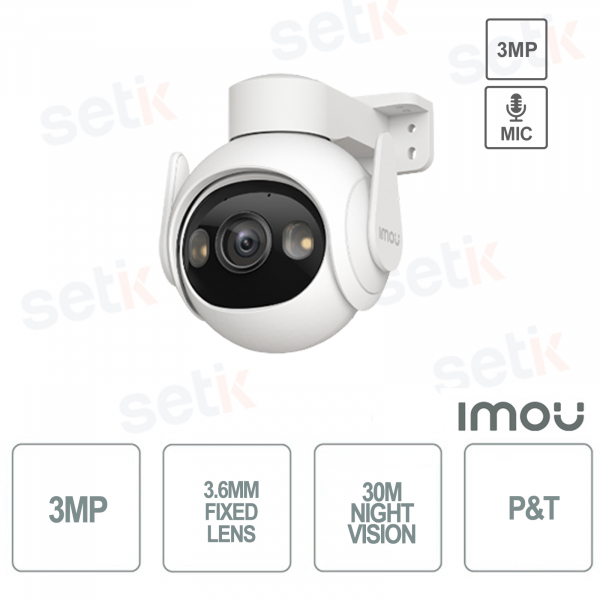 Imou 3.6mm P&T Wireless Camera WIFI Siren - FULL COLOR