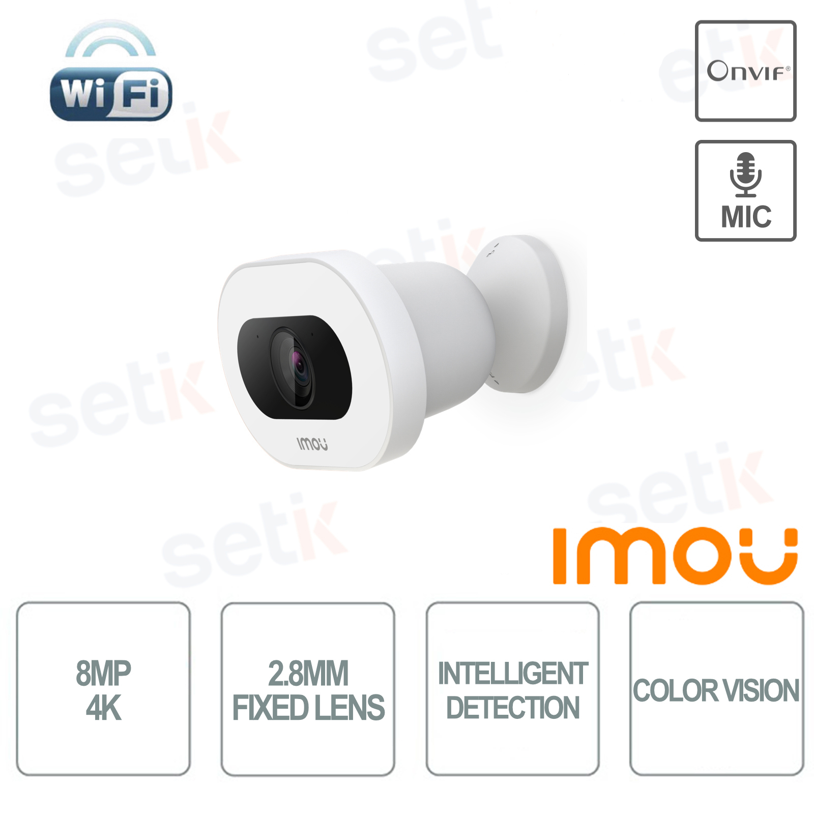 Imou 4K Caméra Surveillance WiFi Extérieure, Cam…