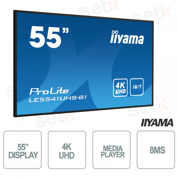 Prolite 55 Inch UHD 4K Monitor IIYAMA