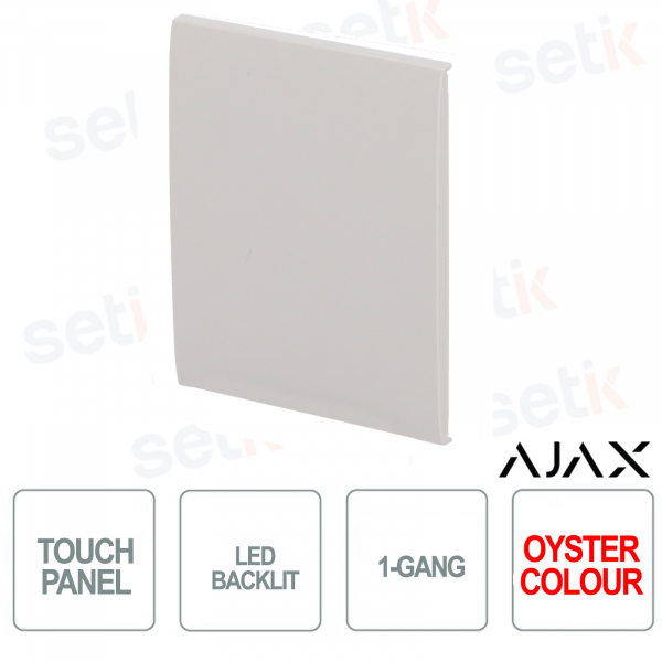 Bouton central pour LightSwitch 1-gang / 2-way Ajax Oyster