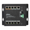 Netzwerk-Switch – 8 Ports 10/100 M PoE – 2 Uplink-RJ45-Ports 10/100/1000 M – 1 SFP-Uplink-Port 1000 M