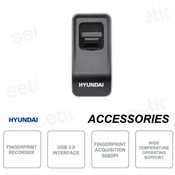 USB Fingerprint Recorder - High Resolution 508dpi