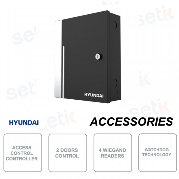 Controller per controllo accessi - 4 lettori Wiegand - Controlla 2 porte