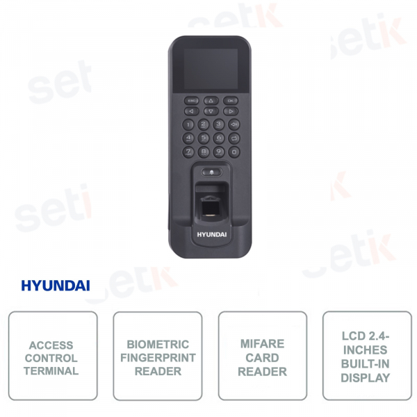 Access control terminal - Fingerprint and MIFARE card reader
