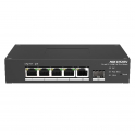 Netzwerk-Switch – 4 POE RJ45 10/100 Mbit/s-Ports – 1 Gigabit RJ45-Port – 1 Gigabit optischer Port