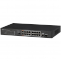 Netzwerk-Switch – 16 PoE-Ports – 1 SFP-Combo-Gigabit-Port