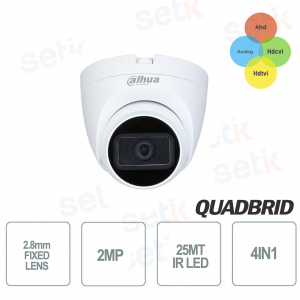 Dahua 2 MP Hybrid 4in1 Video Surveillance Camera 1 IR LED 3.6 MM