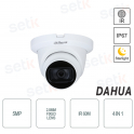 Telecamera Dahua 5MP Starlight con Ottica 2.8mm, Audio e IR 60m