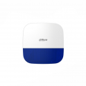 Drahtlose Sirene - Für den Außenbereich IP65 - 110 dB - Kabellos 1.600 m - Blaue Farbe