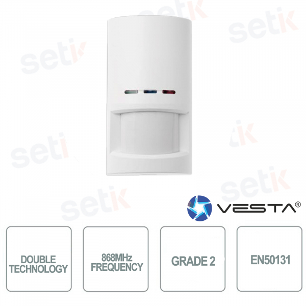 Dual Technology Radio Detector 868MHz VESTA Alarm