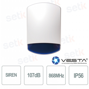 Vesta Siren For outdoor use via 868MHz radio