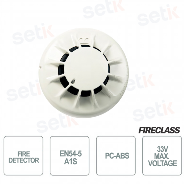 Conventional fixed temperature detector - FireClass