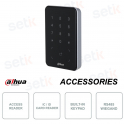 Access control - IC card and ID card reading - Password with keypad - IP66 protection