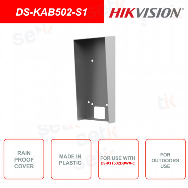 Regenschutzhülle für die DS-K1T502DBWX-C-Serie – Silber