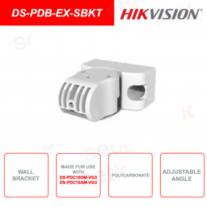 Rotating bracket - For wall mounting - For DS-PDC10DM-VG3 and DS-PDC10AM-VG3 detectors