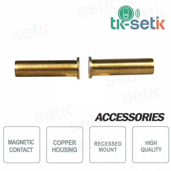 Contact magnétique encastrable en cuivre Setik CSA 314-CSA