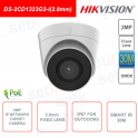 IP POE Turret video surveillance camera - 2MP - 2.8mm lens - Smart IR 30m
