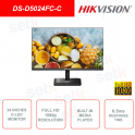 Moniteur E-LED 24 pouces - Full HD 1080p - 6,5 ms - Haut-parleur stéréo - Lecteur multimédia