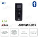 Terminal de contrôle d'accès - PoE - Bluetooth - Carte d'identité, mot de passe, empreinte digitale, télécommande