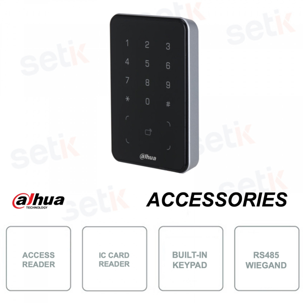 Access control terminal - IC card reader - Keypad for password - IP66