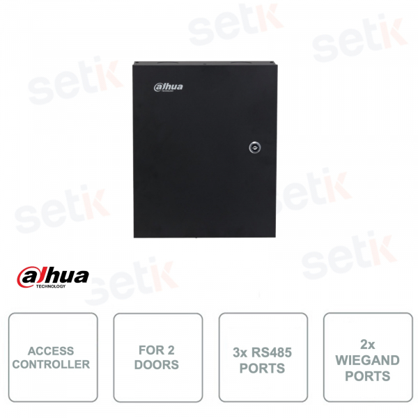 Access Control - RS485 and Wiegand - 2 gates - Card reader - Fingerprint reader - Password