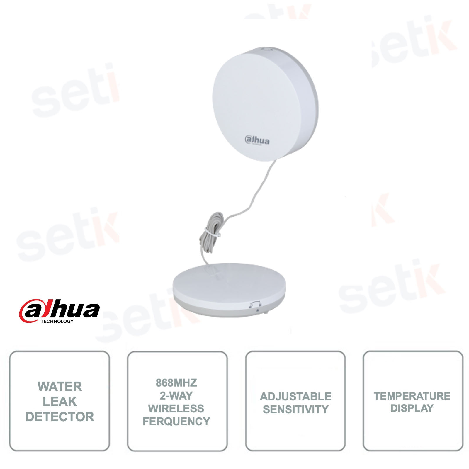 Ard W D Capteur De Fuite D Eau Wifi Dahua Airfly Mhz Peut