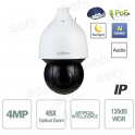AI PoE IP Camera IR 4MP Starlight Speed Dome PTZ Varifocal Lens