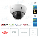 PTZ Starlight IP POE ONVIF Camera - 2MP Full HD - 2.8-12mm 4x Zoom - Artificial Intelligence - For Outdoor