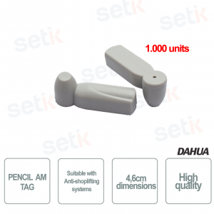 Antitaccheggio Dahua Tag AM Pencil ABS Grigio 4,6m Conf 1000 pz.