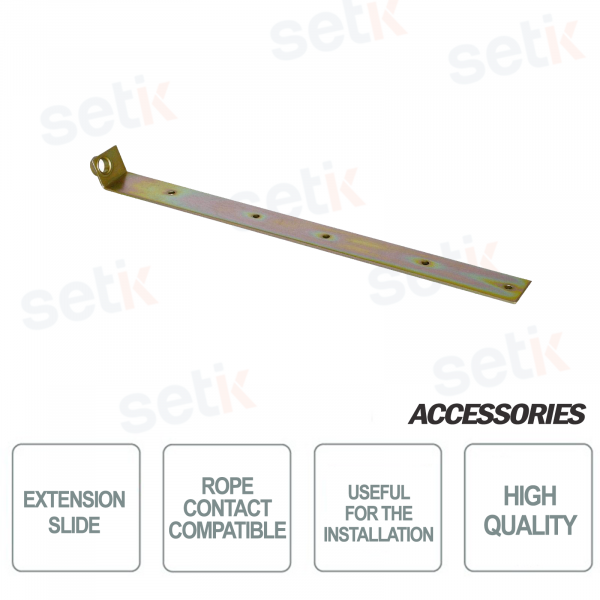 Extension slide for CSA 474-CSA rope contacts