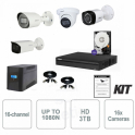 Kit Videovigilancia 16 Canales - Cámaras - Ups y accesorios - Setik