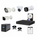 Kit de vidéosurveillance 16 canaux - Caméras - UPS et accessoires - Setik