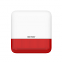 Sirène d'alarme sans fil externe 868 MHz Hikvision AXPro Rouge