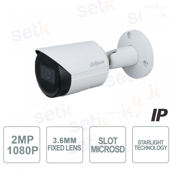 Dahua 2mp Starlight 2,8 mm Onvif Poe IP-Kamera für den Außenbereich