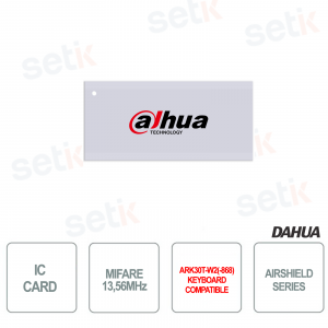 Tessera RFID Mifare Card 13,56MHz per tastiera ARK30T-W2-868 Airshield