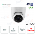 copy of Telecamera IP PoE Ajax TurretCam 5 Megapixel 2.8mm AI IR 35M per videosorveglianza - Baseline
