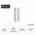 Ajax Superior DoorProtect Fibra White – Professional Wired Opening Sensor for Doors and Windows
