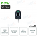 Détecteur de mouvement PIR filaire Ajax Superior MotionProtect Fibra Noir avec technologie fibre optique