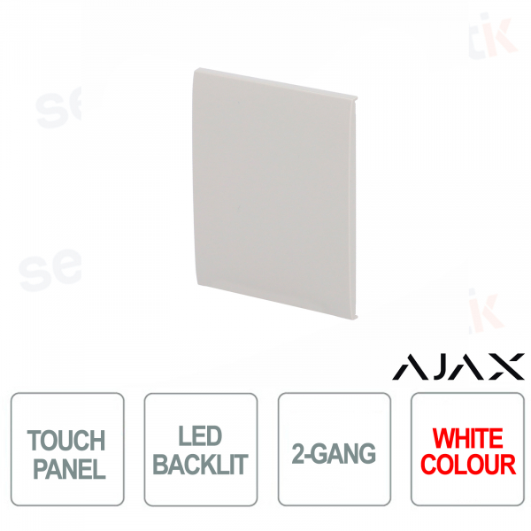 Bouton central pour LightSwitch 2-gang Bianco