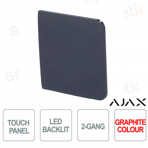 Tasto laterale per LightSwitch 2-gang Ajax Grafite