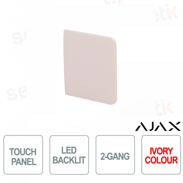 Botón lateral para LightSwitch 2 elemento Ajax Avorio