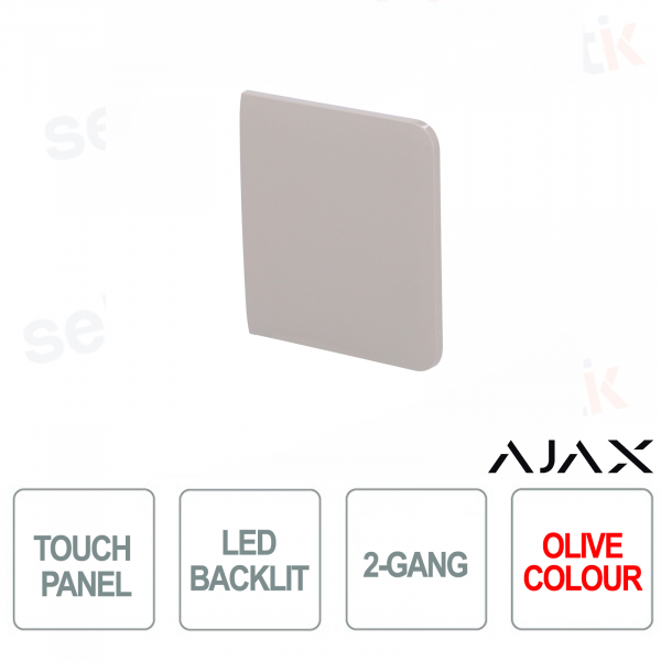 Botón lateral para LightSwitch 2 elemento Ajax Oliva
