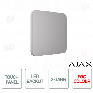 Botón único para LightSwitch 2-gang Ajax Fog