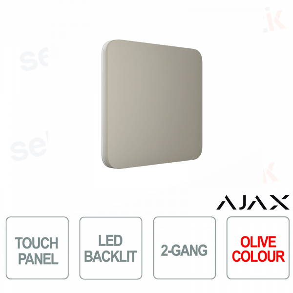Einzeltaster für LightSwitch 2fach Ajax Olive