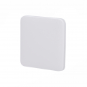 Bouton simple pour LightSwitch 2 gangs Ajax Blanc