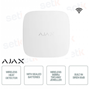 Ajax FireProtect 2 SB White – Wireless Fire Detector with Jeweler Heat Sensor