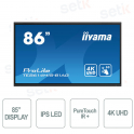 Monitor 86 pollici IPS LED 4K UHD PureTouch IR+ - IIYAMA