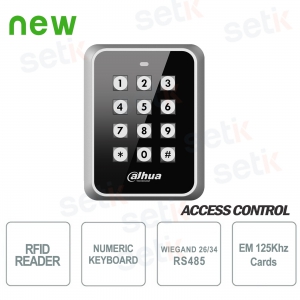copy of Lettore RFID EM 125KHz Wiegand RS485 con tastiera - Dahua