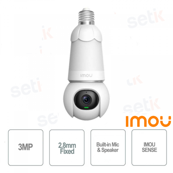 Imou Bulb 3MP 2.8mm Caméra IR Imou Sense polychrome