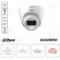 2MP Dome Camera - Dual Light - 2.8mm fixed lens - Microphone - For outdoors - S6 version